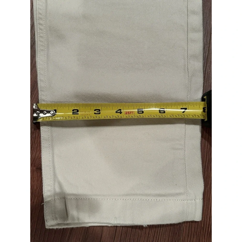 Lucky Brand Pants Women's Size 2/26 Relaxed Taper 4 Way Stretch NWT White‎ R9